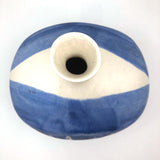 Gorgeous Blue and White Presumed Mid Century Danish Faience Vase
