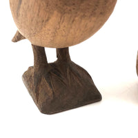 Two Sweet Carved Birds