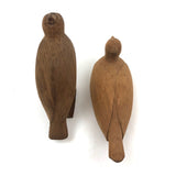 Two Sweet Carved Birds