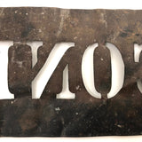 Antique SECONDS Stencil