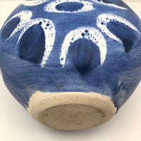 Gorgeous Blue and White Presumed Mid Century Danish Faience Vase