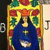 Gouache on Board Oversized Rider-Waite Inspired Handmade Tarot Cards
