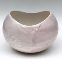 Mid-Century Andersen Design Studio Pink and White "Tree of Life" Bowl/Vase