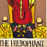 Gouache on Board Oversized Rider-Waite Inspired Handmade Tarot Cards