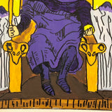 Gouache on Board Oversized Rider-Waite Inspired Handmade Tarot Cards