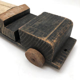 Old Handmade Wooden "Milk Transport" Toy Truck
