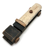 Old Handmade Wooden "Milk Transport" Toy Truck