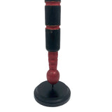 Make Do Folk Art Carved and Painted Two-Faced Baluster Man