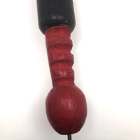 Make Do Folk Art Carved and Painted Two-Faced Baluster Man