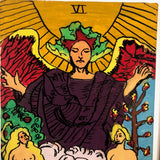 Gouache on Board Oversized Rider-Waite Inspired Handmade Tarot Cards