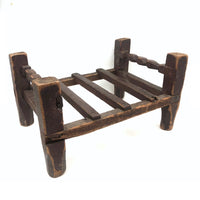 Antique Primitive Pine Doll Bed in Original Paint (Which Makes a Great Platform)