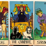 Gouache on Board Oversized Rider-Waite Inspired Handmade Tarot Cards