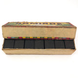 Halsam 1940s Double Six Wooden Dominoes Set with Capital Building