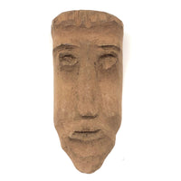 Three Little Carved Wooden Heads