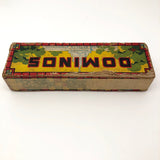 Halsam 1940s Double Six Wooden Dominoes Set with Capital Building
