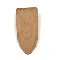 Three Little Carved Wooden Heads