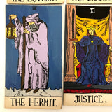 Gouache on Board Oversized Rider-Waite Inspired Handmade Tarot Cards