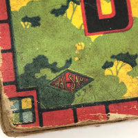 Halsam 1940s Double Six Wooden Dominoes Set with Capital Building