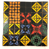 Rare Embossing Co Angle Design Blocks, 1930s