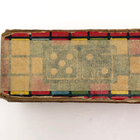 Halsam 1940s Double Six Wooden Dominoes Set with Capital Building
