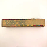 Halsam 1940s Double Six Wooden Dominoes Set with Capital Building