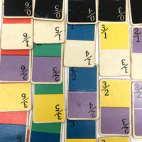 Saigon Stuffing Colorful British Dotless Playing Card Dominoes