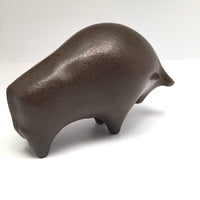 Mid-Century Ceramic Bull in the Manner of Alvino Bagni for Bitossi