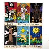 Gouache on Board Oversized Rider-Waite Inspired Handmade Tarot Cards
