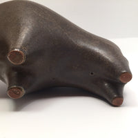 Mid-Century Ceramic Bull in the Manner of Alvino Bagni for Bitossi