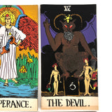 Gouache on Board Oversized Rider-Waite Inspired Handmade Tarot Cards