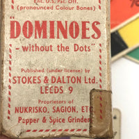 Saigon Stuffing Colorful British Dotless Playing Card Dominoes