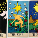 Gouache on Board Oversized Rider-Waite Inspired Handmade Tarot Cards