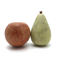 Fantastic Old Stone Fruit Persimmon and Worm Eaten Pear