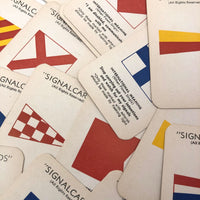 Sunset Press Vintage Signal Cards c. 1940s, Complete Deck