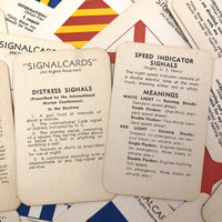 Sunset Press Vintage Signal Cards c. 1940s, Complete Deck
