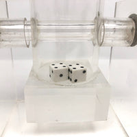 Fun Vintage Lucite Dice Tumbler