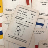 Sunset Press Vintage Signal Cards c. 1940s, Complete Deck