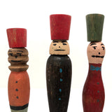Fabulous Old Make Do Folk Art Figurative Toy Skittles