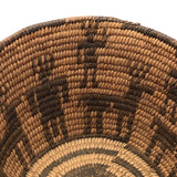 Antique Pima or Papago Native Pictorial Basket with Figures and Elk