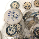 Large Lot of Old  French Watch Crystals