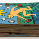Gouache on Board Oversized Rider-Waite Inspired Handmade Tarot Cards