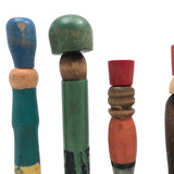 Fabulous Old Make Do Folk Art Figurative Toy Skittles