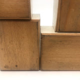 Nice Lot of Antique Bone Gaming Chips in White Wooden Boxes