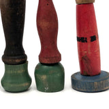 Fabulous Old Make Do Folk Art Figurative Toy Skittles