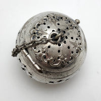 Silver / Silverplate Antique Tea Ball Diffuser