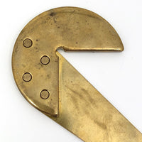 Mid-Century Brass Ruled Letter Opener