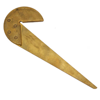 Mid-Century Brass Ruled Letter Opener