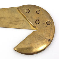 Mid-Century Brass Ruled Letter Opener