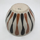 Frank Mann Signed Mid-Century Modern Stoneware Bowl