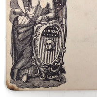 Civil War Era Union Envelope with Charred Corner